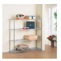 대형 메탈 선반 산업용 크롬 공장 창고 진열대 실버랙 앵글 진열장 상품 메탈렉 다이 베란다 마트 적치대, 단품