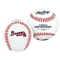 롤링스 MLB 뉴욕 양키스 팀 로고 야구 공식 화이트, 애틀랜타 브레이브스