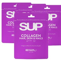호주 SUP Collagen 콜라겐 헤어 스킨 & 네일 60정, 4팩