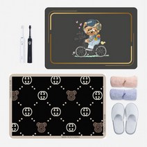 빨아쓰는 논슬립 규조토 발매트 60cmx40cm 집들이 선물 욕실 주방 명품스타일, NO06