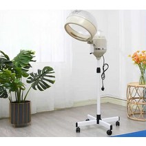 헤어 스팀기 모발 두피 가습기 스티머 머릿결 미스트, 철삼각대 베이킹기(가열캡 포함)