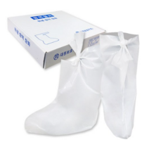 대원안전 일회용 비닐 방역장화, 100개입
