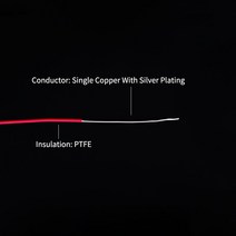 오토바이 전기부품 전선 2M/20M PTFE 실버 도금 구리선 38/36/34/30/28/26 AWG 마이크로 파인 UL1423 고온, 09 Brown_01 2M_03 34AWG