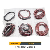 자동차풍절음 테슬라 자동차 도어 씰 키트 에지 스트립 몰딩 바람 소음 모델 3 2023 인테리어 액세서리
