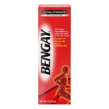 Bengay 벤게이 근육 통증 완화 크림 4oz, 1개입, 1개