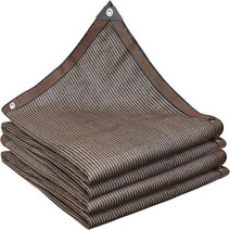 어닝 Sun Shade Sail-야외 그늘막 천 파티오 개인 정보 보호 스크린 패브릭 캐노피 차양 UV 블록 퍼걸, 01 초콜렛_14 3x3m