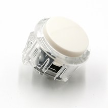 가정용 오락실 바탑 게임기 레트로 옛날 고전 오락기 아케이드 조이스틱, 클리어 화이트 30mm