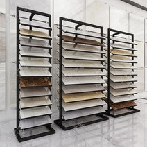 전시 앵글선반 석재 타일 대리석 전시대 랙 거치대, 300*400은 11개