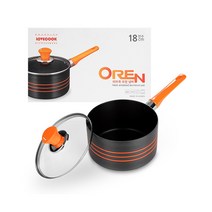 [러브쿡] OREN 하드 아노다이징 편수 냄비 18CM