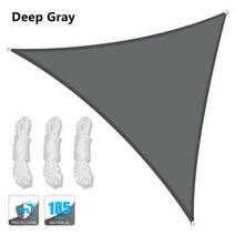 천막천 그늘막 캐노피 커버 5x5x 5M2x2x2M 정원 차양막 천, CHINA, 360x360x360CM, DEEP GREY