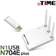 EFM ipTIME N704E plus 유무선공유기, N704Eplus+N1USB