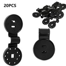 카페 그늘막 썬쉐이드 방수 쉐이드 차광막 햇빛 가리개 그물 클립 정원 도구 온실 그늘 천 고정 클램프 플라스틱 그로밋 울타리 설치 후크 20 개