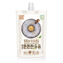 자연을 담은 마켓 [완주로컬푸드] 화심두부 맷돌방식으로 콩을 갈아만든 튼튼한 두유 (180ml X10개)205148