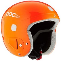 POC 스키 헬멧 POCito 헬멧 형광 오렌지 XS-S (51-54cm) (크기 조절 가능), 단일옵션