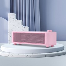 다용도 미니난방기 온열기 히터 난로 가정용 사무실 침실 탁상용, 핑크