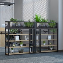 공간분리책장 가벽 조립식 파티션 책장 인테리어 수납함 원목 낮은 시스템 책꽂이 슬림 틈새, 3단 120x29x110cm