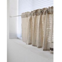 작은창커튼 노렌 레이스 주방가리개 순면 반커튼 바란스 책장커텐 세탁실 다용도실 수납장