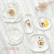 코렐 컨트리로즈 빈티지 2인 4인 6인 10인 혼밥 신혼 그릇 세트, 02신밥공기