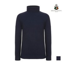 인디안 BRUNO BAFFI 솔리드 롱터틀 스타일 니트 티셔츠_MKOBFUWA526