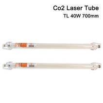 레이저 커팅기 라벨 프린터 조각기TONGLI Co2 레이저 튜브 40W 유리 파이프 조각 절단 기계 TLC700-50, 한개옵션0