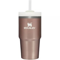스탠리 Quencher H2.0 FlowState 스테인리스 스틸 진공 단열 텀블러 뚜껑 및 빨대 포함 물 스 티 또는 커피 스무디 등용 셰일 591.5ml(20온스), 30 oz, Rose Quartz