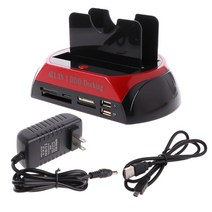 IDE SATA 듀얼 모두 1 HDD 도킹 스테이션 하드 디스크 드라이브 HDD 2.5 리더 USB 2.0 미국 외부 박스 인클로저 케이스, 01 기타