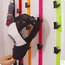 모자케이스 보관함 정리함 세탁함 다기능 디자인 야구 모자 랙 모자 홀더 랙 주최자 보관 도어 옷장 옷걸이 원피스, 로즈 레드