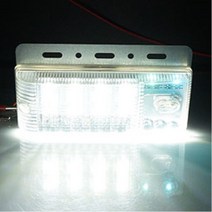 화물차 트럭 LED 사이드등 차폭등 24V 2P 관광버스 벤츠 램프 메가 추레라 덤프 트레일러 전구 용달 신형5톤 대형차 스카니아 윙바디 볼보, 화이트색상