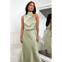 봄 여성 셔츠 롱 트위드 원피스 여름 네크 광택 디자인 홀리데이 파티 드레스 고롱