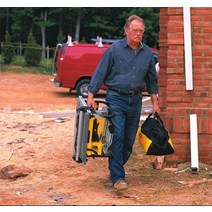 Dewalt 목공 슬라이딩 테이블 톱 나무 절단기 데스크탑 원형 10인치 DWE7492연귀, DWE7492, 1개