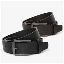 아웅다움）통가죽벨트 40대남자벨트 소가죽 혁띠 남성허리띠 버클 정장벨트［ll0II］