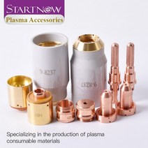 용접 부품 CO2 토치 재료 Startnow-플라즈마 절단 노즐 9-8215/8212/8239 플라이 매트 소모품 교체 부품 9, [04] 50pcs, [04] 9-8208