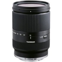 탐론 DSLR 카메라 EF-M 렌즈 탐론 18-200mm f3.5-6.3 di iii vc, 블크