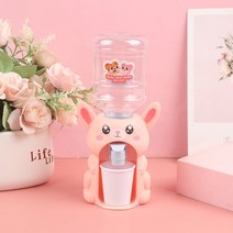 미니 냉온 수기 정수기 위한 워터 디스펜서 선물 귀여운 물 주스 우유 마시는 분수 만화, a1