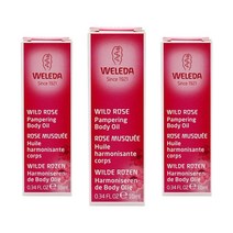 WELEDA 벨레다 와일드 로즈 팸퍼링 바디 오일 10ml 3팩