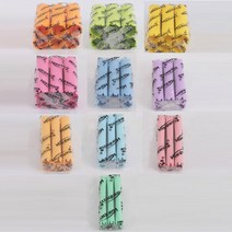S2W3E3301 볼륨 롯드 머리 헤어 펌 파마 업소 미용실 6개 1set 롤 미용재료, 3호 노랑