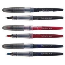 펜텔 수성펜 트라디오 펜 리필 MLJ20 만년필 식, MLJ20-B/레드, 1