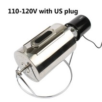 커피볶는기계 가정용 원두볶는기계 원두 로스팅기 CUKYI-110V/220V 가정용 전기 커피 로스터 40W 전원 스, 01 110V without holes_04 AU