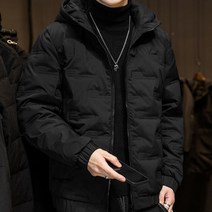 남자 경량 숏패딩 겨울 점퍼 모자달린 후드 파카 남녀공용 오버핏 패션 루즈핏 따뜻한
