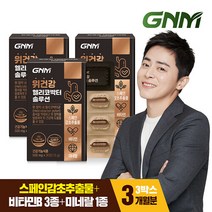 GNM 위건강 헬리코박터 솔루션 3박스 스페인감초추출물 비타민B 판토텐산, 단일속성, 3개