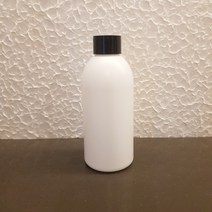 HDPE 원통 라운드 백색 200ml 검정 일반캡