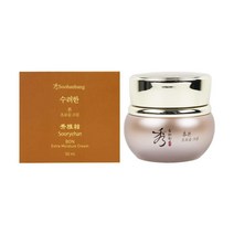 수려한 큐어 재생 수분 모공 수축 갓 탄력 영양 보습 크림 본 초보습 크림 50ml, 1개