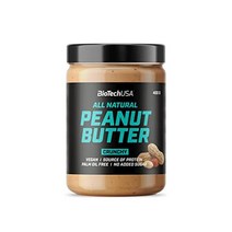 땅콩버터 크런치 400g BioTechUSA Peanut Butter Crunchy, 1팩