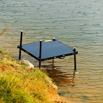 접이식 경량 초경량 낚시 좌대 바다 발판 수상 받침대 받침틀 민물 휴대용 민물낚시 휴대용, F 1000x1200 다리 길이 1.5