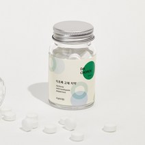 다초록 디탭 고체치약 씹는치약 60정 리필형 150정, 유리병(60정)
