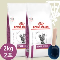 [로얄캐닌] 캣 레날 셀렉트 4kg (2kg *2) + 스쿱