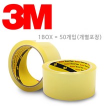 3M 박스테이프 372KS 투명테이프 OPP택배포장 50M 50개
