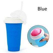 제빙기 아이스메이커 얼음제조 슬러시 컵 350ml 빠른 냉동 스무디 컵 DIY 아이스크림 메이커 병 밀크 쉐이, 05 blue