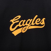 뉴에라 [갤러리아] 한화이글스 저지 로고 티셔츠 블랙 #13317074