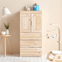 네프 삼나무 원목 600 3서랍 아기 옷장